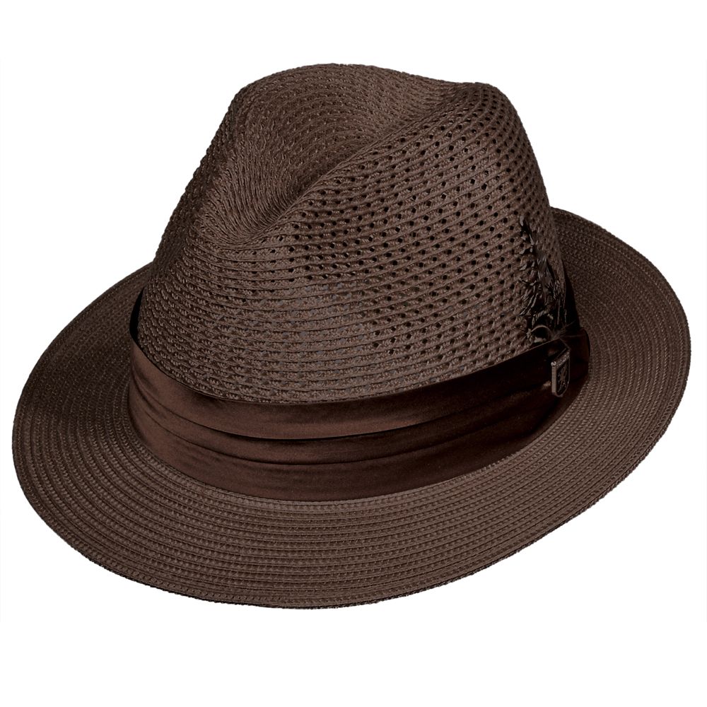 Stacy Adams Straw Fedora- Dublin
