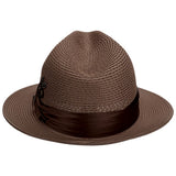 Stacy Adams Straw Fedora- Dublin