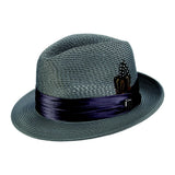 Stacy Adams Straw Fedora- Dublin