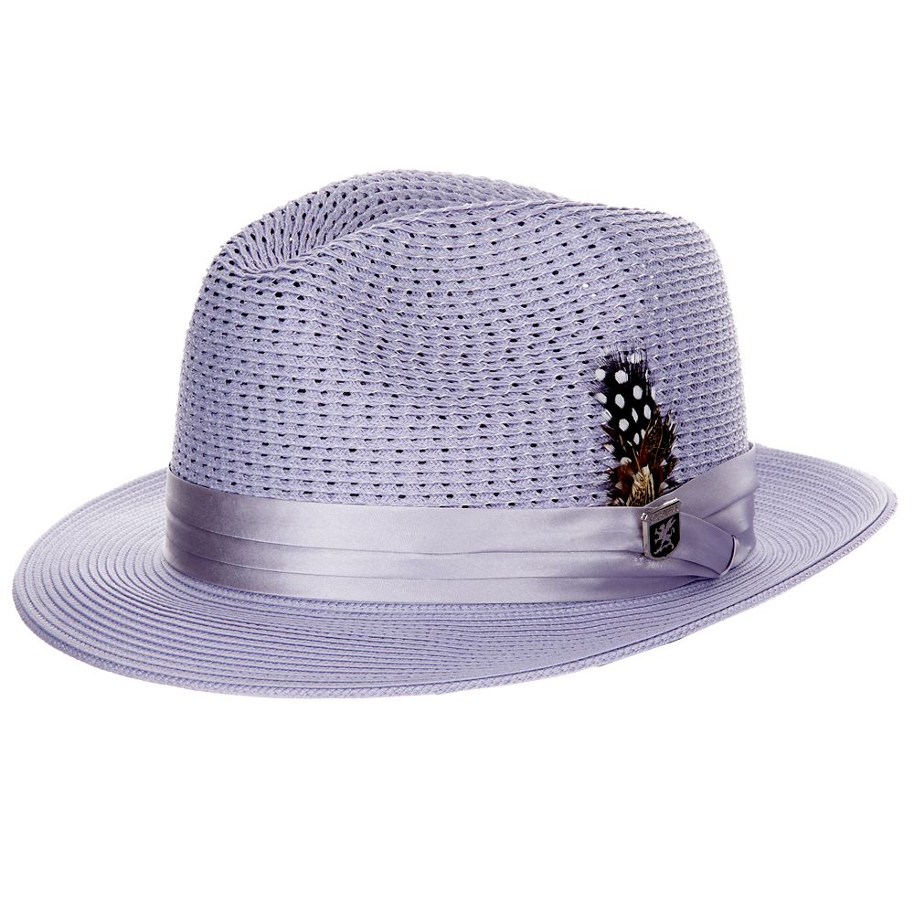 Stacy Adams Straw Fedora- Dublin