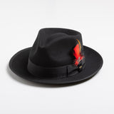 Scala Wool Felt Fedora- New Yorker