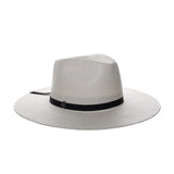 Biltmore Straw Fedora- Fine Line