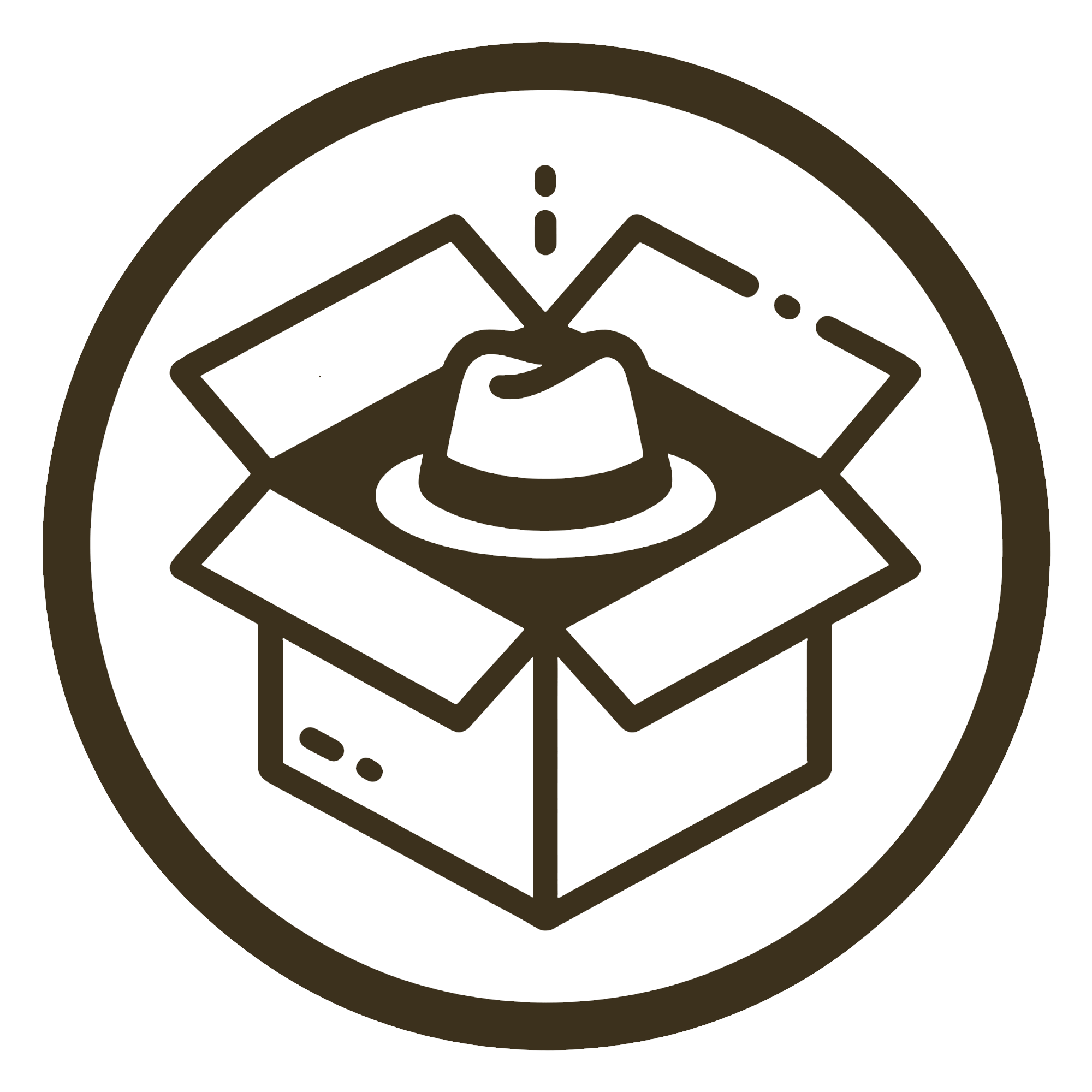 Shipping box icon